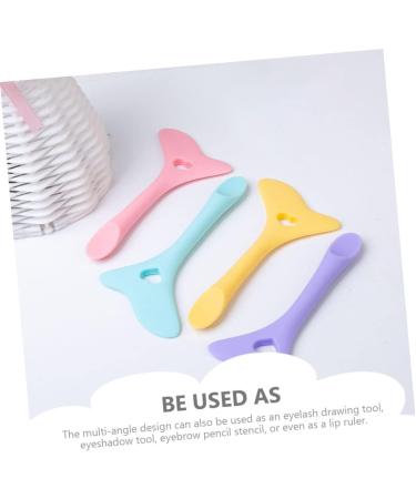 NOLITOY 2 pcs Assistant Up Eyeshadow Miss Helper Face Makeup Eyelash Guard Drawing Girl Wing Stencils medium Assorted Color - Buy Online on GoSupps.com
