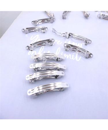 50 Packs Sturdy Alligator Hair Clips French Barrettes Hair Snap Clips Hairpins for Curl Clips Hair Styling DIY Crafting Hair Bow Accessories (French Barrettes 50mm) - Buy Online on GoSupps.com