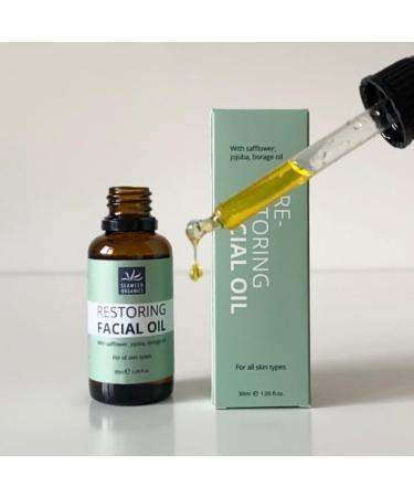 SEAWEED ORGANICS - Restoring Facial Oil with Organic Safflower Oil Jojoba Seed Oil Borage Oil and Seaweed Extract 30ml Diana Drummond - Buy Online on GoSupps.com