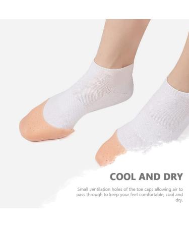 Shop Healeved Toe Sleeve Ballet Socks - Toeless Half Socks & Toe Pads for Pointe Shoes - Women's Dance Accessory & High Heel Protection - Buy Online on GoSupps.com