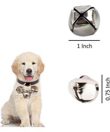 KISEER 100 Pcs 1 Inch Silver Jingle Bells Bulk for DIY Christmas Decoration - Buy Online on GoSupps.com