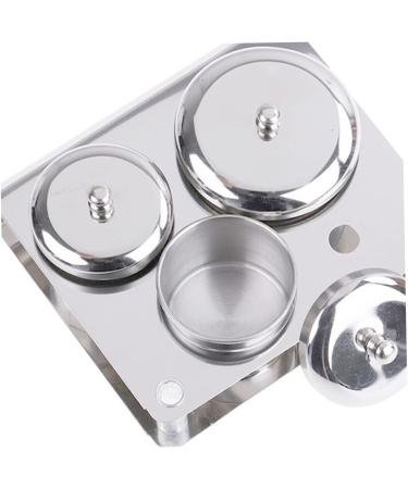 Manicure Container Liquid Powder Cup Crystal Tools Dispensing Container With Lid for Women - Buy Online on GoSupps.com