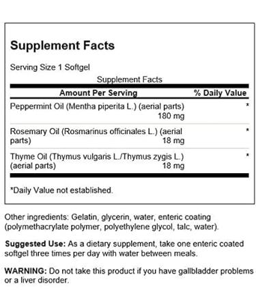 Swanson Peppermint Oil Combination 100 Sgels - Buy Online on GoSupps.com