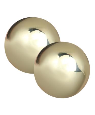 HomsfoU 1 pair of hand training balls body massage ball foot massage ball foot massage gear ice hockey brass ball fitness balls for the hand portable gymnastics ball boccia geometry turn the ball