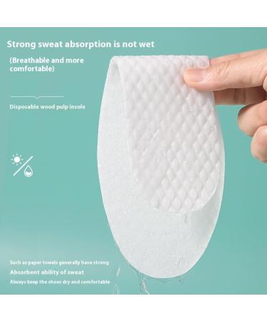 MAOZHIYAN 12 Pairs Shoe Insoles - Ultra Absorbent & Durable 3-Layer Shoe Inserts for Men & Women - Disposable Wood Pulp Inner Soles - Buy Online on GoSupps.com