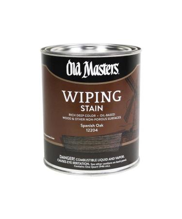 Old Masters Semi-Transparent Spanish Oak Oil-Based Wiping Stain 1 qt.