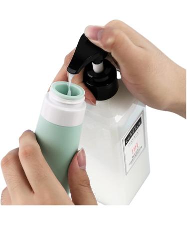 Buy Voozo 4 Pack Silicone Travel Bottles - Leak-Proof Refillable Squeeze Containers for Shampoo & Shower Gel - 60ml with PVC Storage Pocket - Perfect for International Travel - Buy Online on GoSupps.com