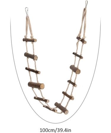 Cyrank Pet Rope Ladder for Small Birds & Small Animals | Climbing Bridge Toys for Hamsters Mice Rats Squirrels and Parrots - Buy Online on GoSupps.com