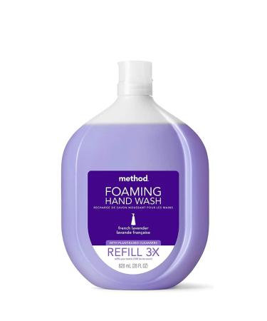 Method French Lavender Foaming Hand Soap Set - 28 Oz Refill + 10 Oz Bottle Dispenser - Buy Online on GoSupps.com