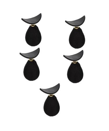 FRCOLOR 5Pcs Eyeshadow Stencil For Daily Makeup Lazy Eyeshadow Seal Fast Eyeshadow Application Easy To Use mediumx5pcs blackx5pcs