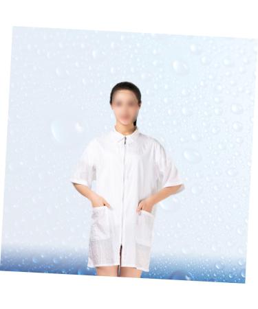 minkissy Clothes Hair dye Clothes Work Clothes Mens Tank Tops thobes for Men Custom Barber Jackets Chef Coat Jacket Clothes Hair Dye Hair Treatment Breathable Cloak Apron Apron - Buy Online on GoSupps.com