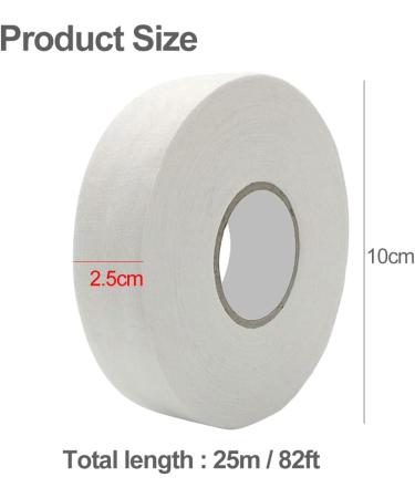 Karells Ice Hockey Tape - Self-Adhesive Non-Slip 25m x 25mm White | Perfect for Hockey Sticks & Rackets | International Shipping Available - Buy Online on GoSupps.com