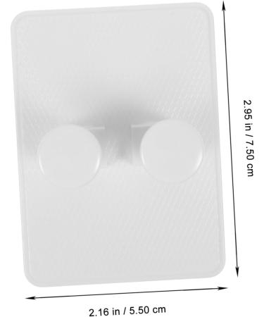 Shop Hapinary 4-Piece Shower Hooks Organizer - Razor & Brush Stands - Durable ABS Luffa Holder - No Punch White Design - International Shipping Available - Buy Online on GoSupps.com