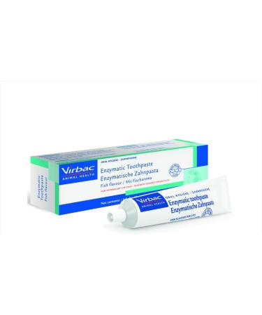 Think Outside the Gift Toothpaste for Cats Bundle which Contains Virbac Enzymatic Toothpaste For Cats Yummy Fish Flavour! 43G - Pack of 2 with Grocery List Card - Buy Online on GoSupps.com