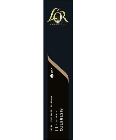 L'Or Espresso Coffee Ristretto Intensity 11 Aluminum Capsules Compatible with Nespresso Machines - Buy Online on GoSupps.com