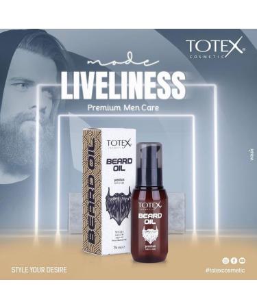 Totex Premium Beard & Mustache Serum Oil - Anti-Dandruff Men s Care | 75ml | International Shipping Available - Buy Online on GoSupps.com