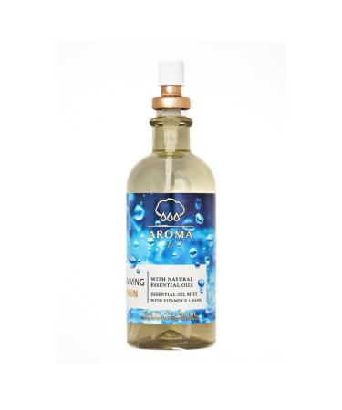 Bath and Body Aroma Reviving Rain Essential Oil Pillow & Body Mist with Vitamin E & Aloe 5.3 fl. oz. / 156 mL (Packaging Design Styles May Vary)