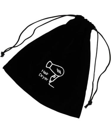 NOLITOY 4pcs Flannel Hair Dryer Bag Hair Dryer Travel Bag Hair Dryer Storage Bag for Hair Dryer Hair Dryer Bag for Travel Curling Iron Travel Bag Travel Drawstring Bag Makeup Brush Bag 26.00X23.00X0.50CMx4pcs Blackx4pcs - Buy Online on GoSupps.com