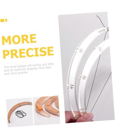 FRCOLOR 4 sets Ruler Level Line Shaping Measuring Measure Mapping Shape Auxiliary Kit Tool Bow Eyebrow - Buy Online on GoSupps.com