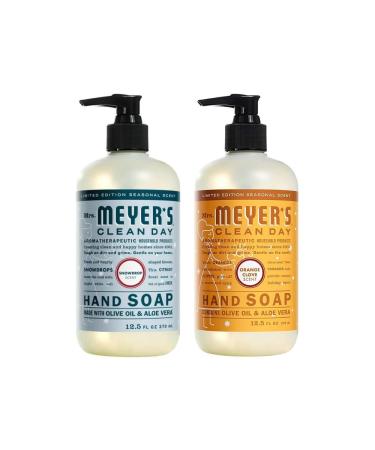 MRS. MEYER'S CLEAN DAY Variety 1 Mrs. Meyer's Liquid Hand Soap 12.5 OZ 1 Mrs. Meyer's Liquid Hand Soap 12.5 OZ 1 CT (Orange Clove + Snow Drop)