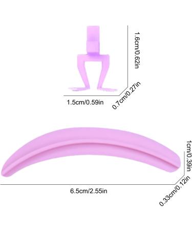 demaxiyad Eyelash Separator Lift Tool | Reusable Eye Lash Separator Lift Tool in Silicone Beginners Lash Isolation Helper Grafting Speeder for Gathering Working Purple - Buy Online on GoSupps.com