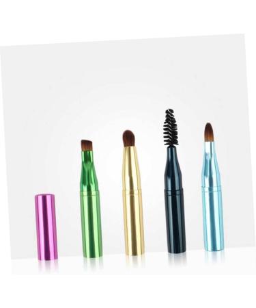 Makeup with Cap Eyebrow Brush eyelashes brush lip gross brush Eyeshadow Brush Concealer Brush Cosmetic Brush Detachable Cosmetics Brush travel Multifunction lip brush - Buy Online on GoSupps.com