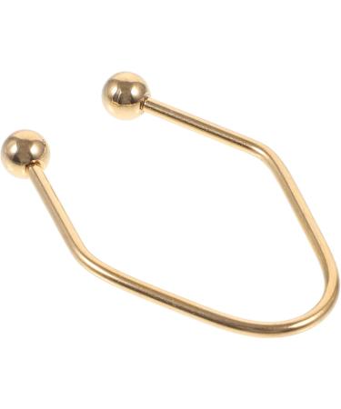 FOMIYES 2pcs Dimple Trainer Jaw Trainer Hairpin Facial Care Exerciser Play Stainless Steel 4.00X2.50X0.50CMx2pcs Goldenx2pcs - Buy Online on GoSupps.com