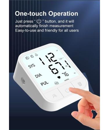 Blood Pressure Monitors Large Cuff Blood Pressure Machine BP Monitor Upper Arm BP Cuff for Home Use Heart Rate Hypertension Monitor Cuff 22-42cm LCD Large Display With Voice -Bp Monitor - Buy Online on GoSupps.com