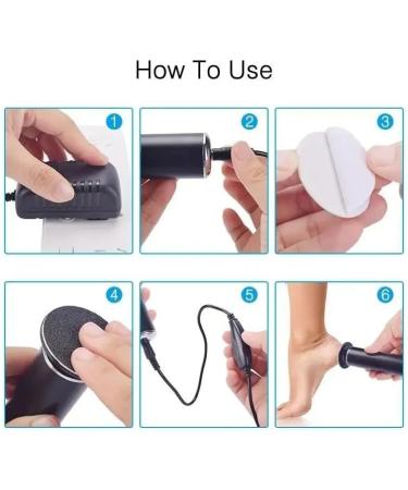 Shop Generic Summer Electric Foot File - Adjustable Callus Remover Tool for Home & Salon - Pink Pedicure Care for Men & Women - Buy Online on GoSupps.com