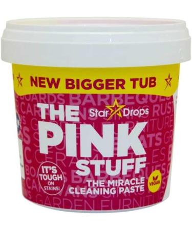 Pkge New Bigger Tub 850g Pink Stuff Cleaning Paste - Non-Toxic All Purpose Cleaner with Sponge - Kitchen, Oven, Bathroom Stain Remover - Buy Online on GoSupps.com