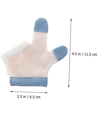 Toddmomy 4 Pairs Anti-Eating Gloves Infant Outdoor Toys Munch Mittens for Babies Silicone Mitts Baby Sucking Thumb Thumb Guard Teething Toys Yarn Gloves Kids Mitt Breathable Gloves Nylon As Shown 1x4pcs 11.5X6.5CMx4pcs - Buy Online on GoSupps.com