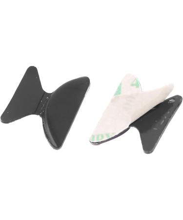 Ruilogod Anti-Slip Height Increase Glasses Pads - Black Silicone 3 Pairs for Home & Office Use - Buy Online on GoSupps.com