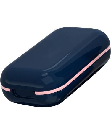 Portable Medicine Cutter Box - Efficient Pill Storage for 10-15 Pills | Metal Blade Food Grade PC Hygienic Design - Buy Online on GoSupps.com