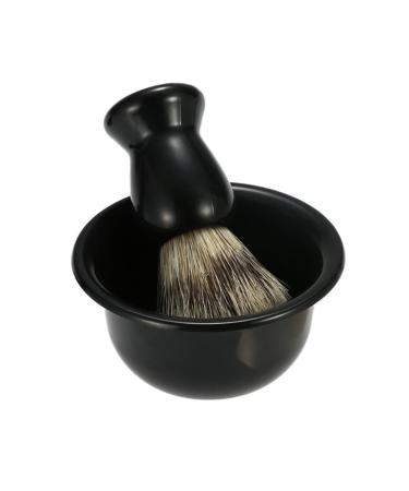 Buy Zerodeko 2pcs Shaving Bowl & Brush Holder Set - Black Shaving Cup & Stand for Bristles Razor - Perfect for Men s Grooming - Buy Online on GoSupps.com