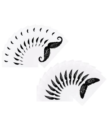 24 feuilles Autocollants Cire Nez pour pilation Poils Nez et Moustache Protecteurs de Barbe Petits Accessoires de Soin Visage S rs et Autocollants Adh sifs pour Usage Quotidien