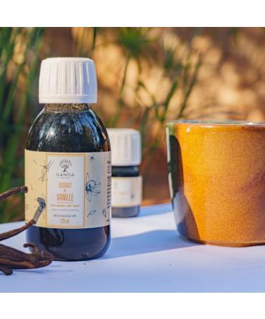 Ilanga Nature - Vanilla Extract 125 ml (with grains) | Madagascar - Buy Online on GoSupps.com