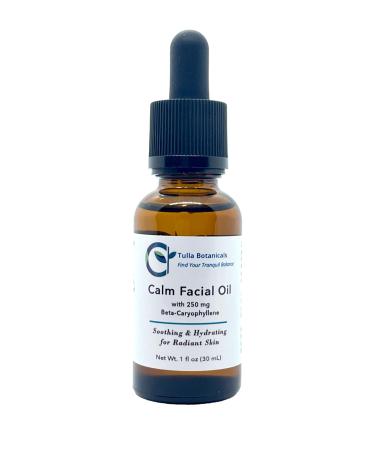 CALM Facial Oil | Natural Beauty | Organic Ingredients | Organic Facial Oil | Plant-Based Skincare | Fragrance Free | Vegan | Botanical Oils Clear
