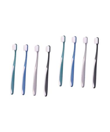 Gleavi 8 pcs soft toothbrush for adult toothbrush with soft bristle pregnant toothbrush household toothbrush toothbrush mass soft fur pouring goods cosmetics pregnant woman