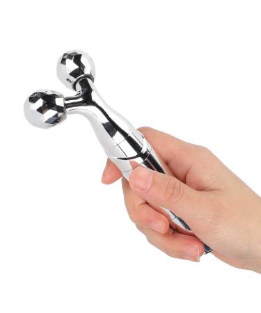Buy Silver Electrical Facial Scooter Massager - Anti-Fold Slimming Tool for Skin Care - Buy Online on GoSupps.com