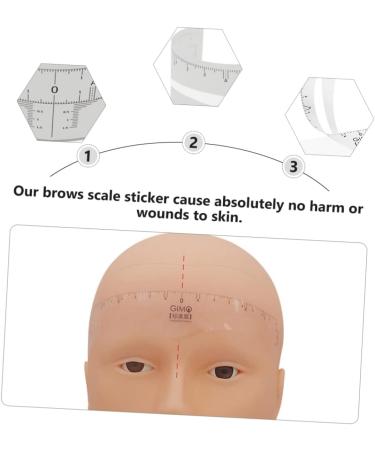 Housoutil 1 Roll Disposable Ruler Stickers Reusable Eyebrow Ruler Disposable Eyebrow Ruler Make up Tool - Buy Online on GoSupps.com