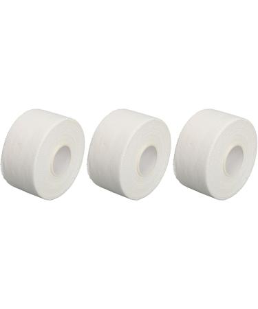 Buy 3 Rolls Elastic Athletic Tape | Pure Cotton Muscle Adhesive Tape for Fitness & Kinesiology - White | International Shipping Available - Buy Online on GoSupps.com