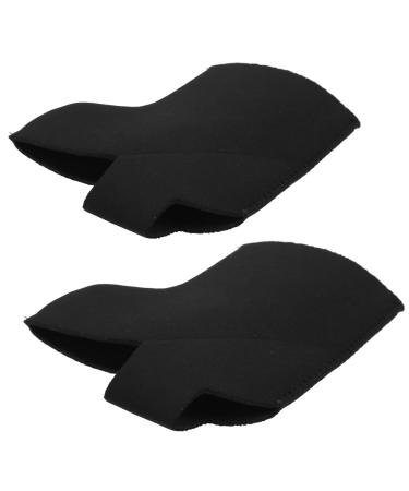 Heel Protectors Unisex Relieve Pain Heel Cushions Protectors Neoprene Black for Running