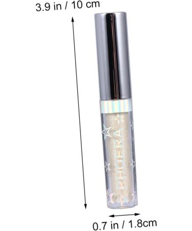 FOYTOKI 2pcs Glow Eye Powder Sparkling Eyeliner Glitter Liquid Eyeliners Shining Eyeshadow Eye Shadow Golden - Buy Online on GoSupps.com