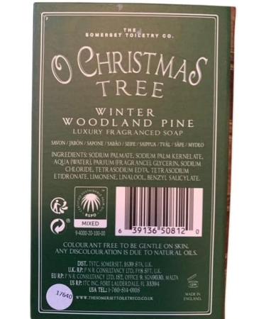 The Somerset Toiletry Co Woodland Pine Winter Soap 200g - Buy Online on GoSupps.com
