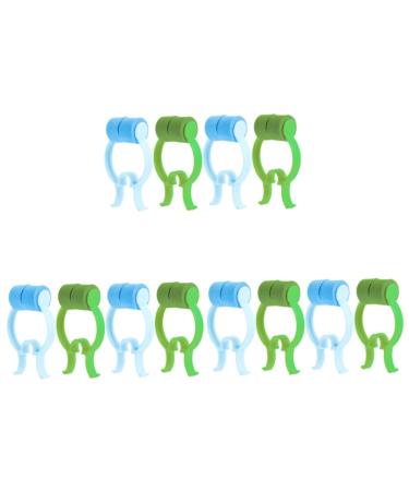 FRCOLOR 12 Pcs Nose Correction Clip Stop Nosebleeds Clip Convenient Nose Plug Clip to Stop Snoring Household Nosebleeds Stoppers Nose Shaper Clip Clips for Nose Portable Pom Nose Clip mediumx3pcs Assorted Colorx3pcs