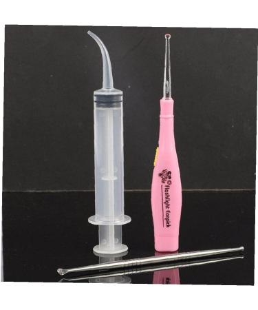 Froiny Tonsil Stone Remover & Ear Wax Cleaning Tool | Stainless Steel Ear Pick with 3 Tips & Irrigator Syringe - International Shipping Available - Buy Online on GoSupps.com