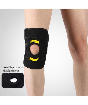 Wyewye Knee Supports for Men and Women - Knee Pads for Work, Sports, Arthritis - Joint Pain Relief - Black - Buy Online on GoSupps.com