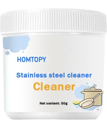 Stainless Steel Pot Cleaner | Rust Pot Scale Stove Dirt Remover Pot Cleaning Powder Rust Pan Cleaner Pot Scale Remover for Kitchen Cooktop Faucet Utoya 100g - Buy Online on GoSupps.com