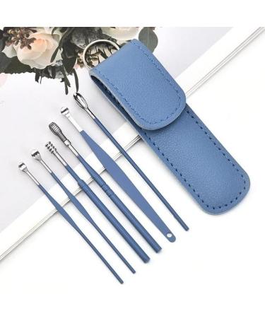 6Pcs Ear Pick Set Ear Wax Cleaning Tool Baby Adults Earwax Removal Kit Collector Spiral Turn Ear Cleaning Portable Ear Care Set - (Color: C05)