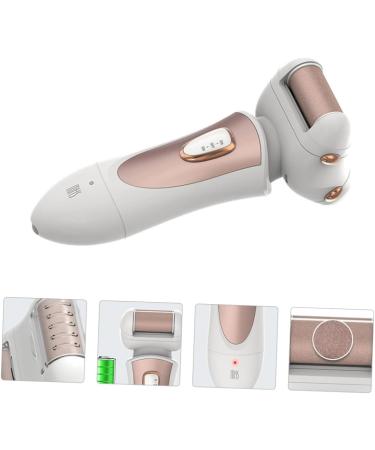 Housoutil Electric Foot Electric Tool Electrical Tools Rhinestone Pasties Pedicure for Feet Electric Dead Skin Remover Footcallus File Care Foot Scraper Abs White - Buy Online on GoSupps.com